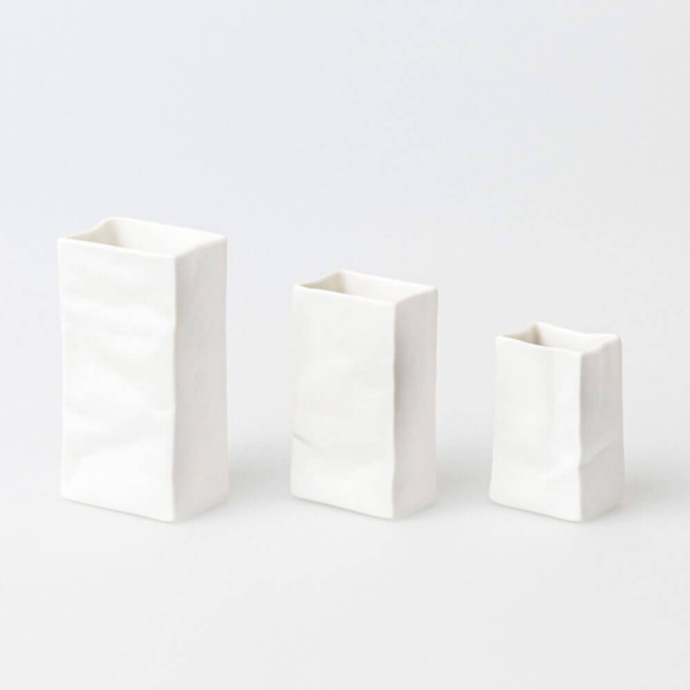 Rader Mini Porcelain Bags Set of 3